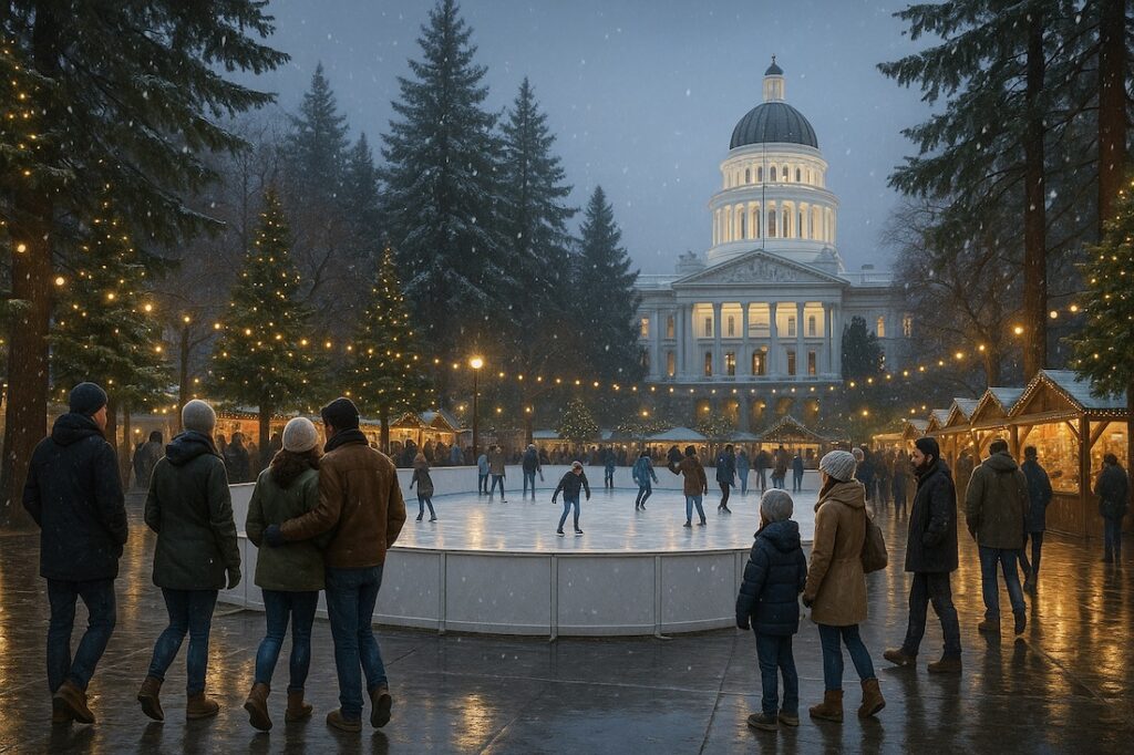 Holiday Slip and Fall Hazards at Sacramento Pop Up Rinks and Tree Lots