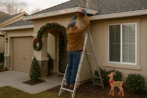 Why Ladder and Roof Falls Surge in Roseville During Holiday Decorating