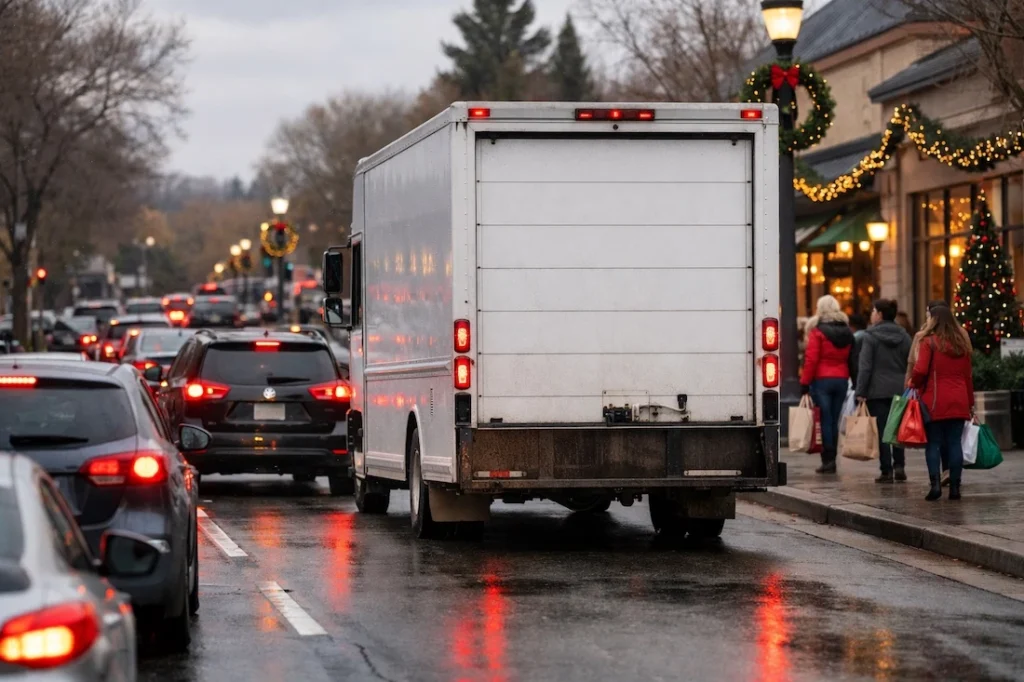 Why Delivery Truck Accidents Spike in Roseville During the Holiday Season
